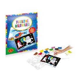 Piaskowe malowanki Astronauta i Helikopter ALEX