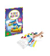 Piaskowe malowanki Pociąg i Samolot ALEX