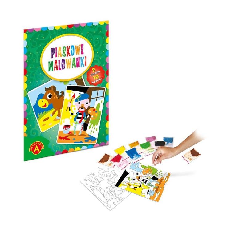 Piaskowe malowanki Malarz i Konik ALEX