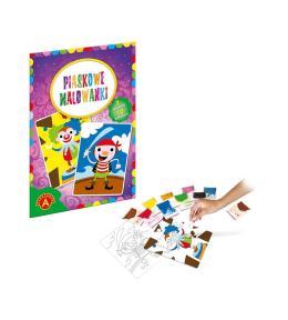 Piaskowe malowanki Klaun i Pirat ALEX