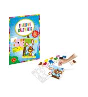 Piaskowe malowanki Świnka i Królik ALEX