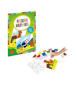 Piaskowe malowanki Krowa i Kura ALEX