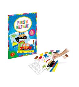 Piaskowe malowanki Statek i Samochód ALEX