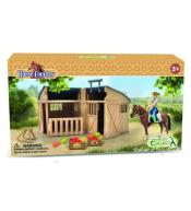 Jeździec, akcesoria, koń i stajnia