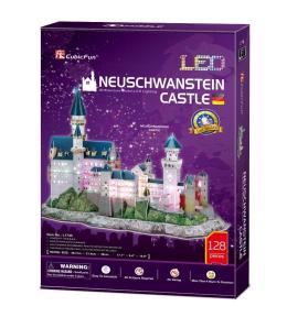 Puzzle 3D Zamek Neushwastein LED
