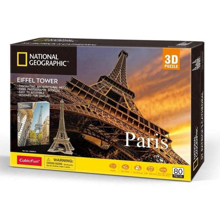 Puzzle 3D Paryż National Geographic