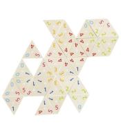 Drewniane Domino trójkąty matematyczne