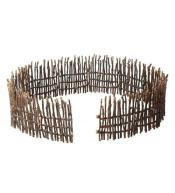 Zestaw drewniane ogrodzenie brązowe