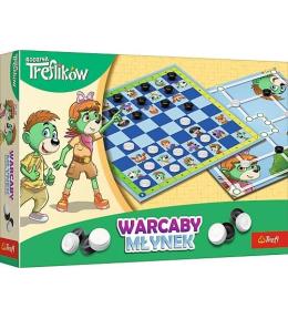 Warcaby i Młynek Rodzina Treflików TREFL