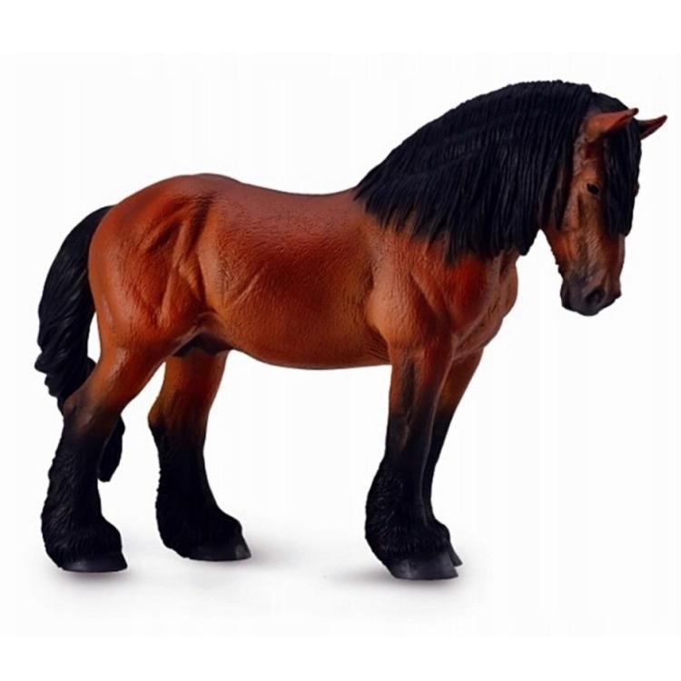 Koń ardeński maści gniadej