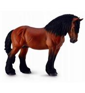 Koń ardeński maści gniadej