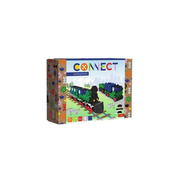 Klocki Connect - Pociąg / Ciężarówka L TREFL