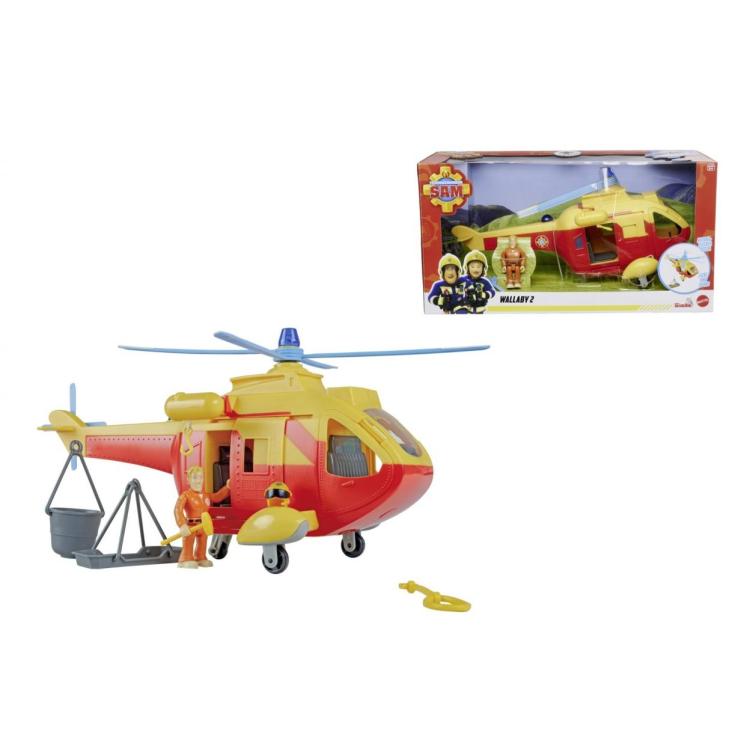 Strażak Sam Helikopter Wallaby II z figurkaą