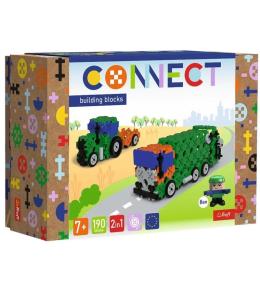 Klocki Connect - Śmieciarka / Traktor M TREFL