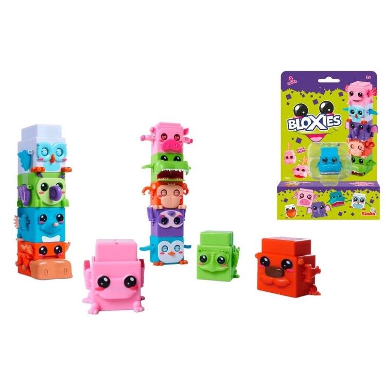Figurka Bloxies 4,5cm 4szt mix