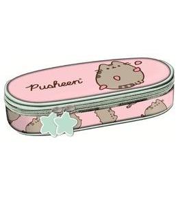 Piórnik saszetka z wewnętrzną klapką Pusheen pink