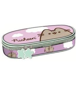 Piórnik saszetka z wewnętrzną klapką Pusheen viol
