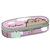 Piórnik saszetka z wewnętrzną klapką Pusheen viol