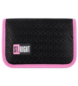 Piórnik dwuklapkowy bez wyposażenia Black Glitter