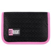 Piórnik dwuklapkowy bez wyposażenia Black Glitter