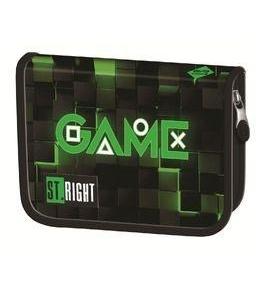 Piórnik dwuklapkowy bez wyposażenia Green Game