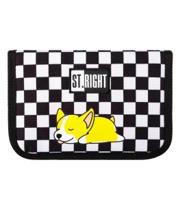 Piórnik dwuklapkowy bez wyposażenia Sleppy Corgi