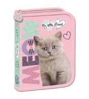Piórnik dwuklapkowy bez wyposażenia Fluffy Kitty