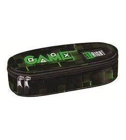 Piórnik saszetka z wewnętrzną klapką Green Game
