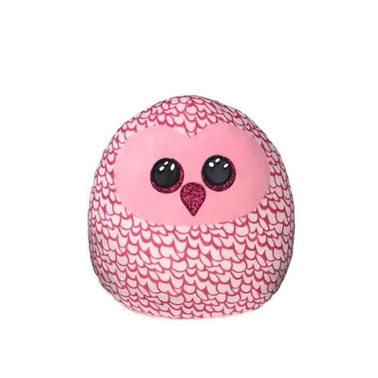 Squish-a-Boos Pinky różowa sowa 30 cm