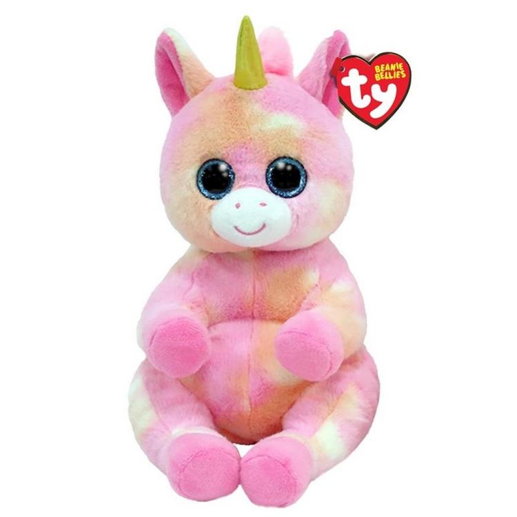 Beanie Bellies Skylar - różowy jednorożec 24cm