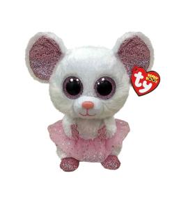 Beanie Boos Nina - Biała ballerina mysz 24cm