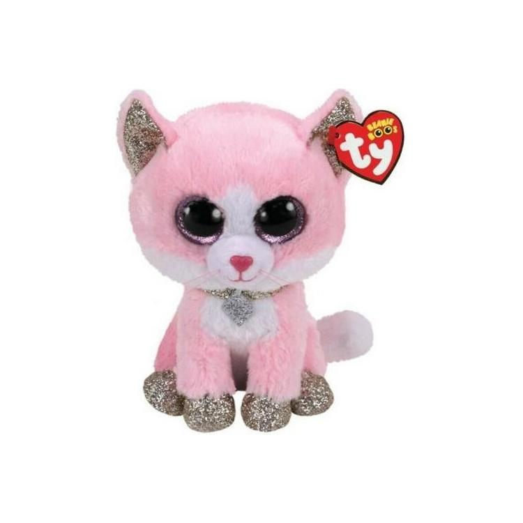 Beanie Boos Fiona - różowy kot 24 cm