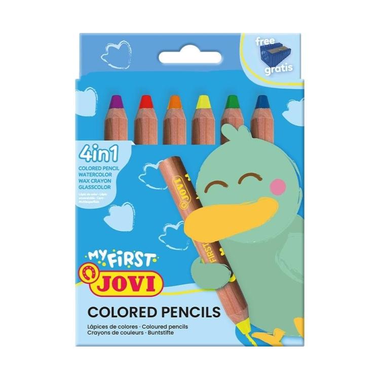 Kredki dla maluchów My First 6 kolorów JOVI