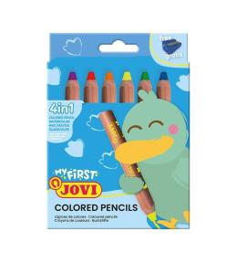 Kredki dla maluchów My First 6 kolorów JOVI