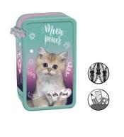 Piórnik potrójny z wyposażeniem Kitty Party