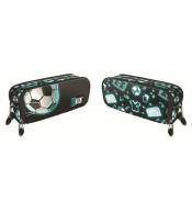 Piórnik saszetka trzykomorowa Neon Football