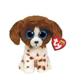 Beanie Boos Muudles - Brązowo-biały pies 15cm