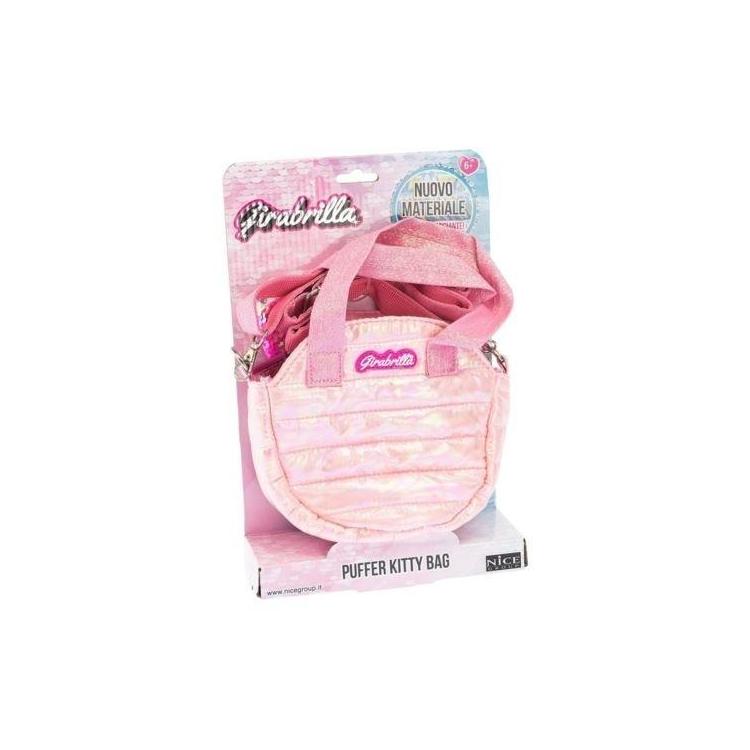 Torebka puff okrągła różowa