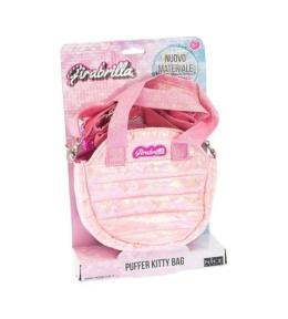 Torebka puff okrągła różowa