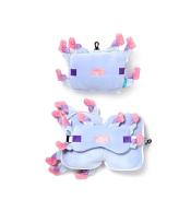 Poduszka podróżna i maska na oczy Axolotl