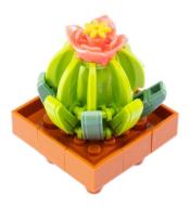 Klocki Mini Kwiaty Ariocarpus 136el