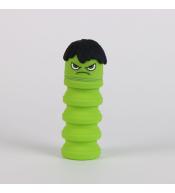 Piórnik gumowy rozkładany Hulk