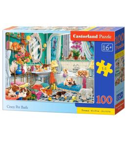 Puzzle 100 Crazy Pet Bath CASTOR