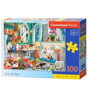 Puzzle 100 Crazy Pet Bath CASTOR