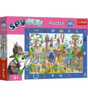 Puzzle 100 Obserwacyjne - Spy Guy Miasteczko TREFL