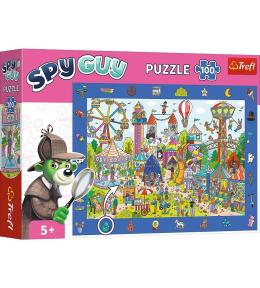 Puzzle 100 Obserwacyjne - Spy Guy Miasteczko TREFL