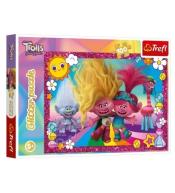 Puzzle 100 Glitter Błyszczące Trolle TREFL