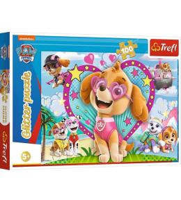 Puzzle 100 Glitter W blasku Skye TREFL