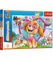 Puzzle 100 Glitter W blasku Skye TREFL