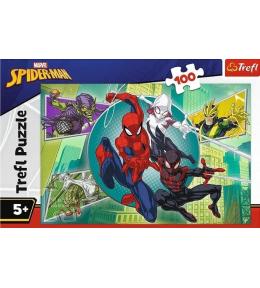 Puzzle 100 Spiderman Pajęczna